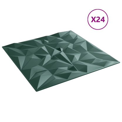 Wandpanelen Amethist 6 M² 50X50 Cm Xps Groen 24 Amethist groen