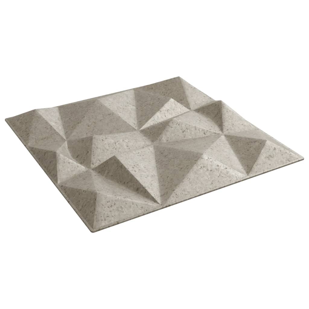 Wandpanelen Diamant 3 M² 50X50 Cm Xps Beton 12 Diamant betonkleurig