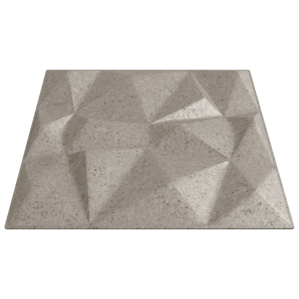 Wandpanelen Diamant 3 M² 50X50 Cm Xps Beton 12 Diamant betonkleurig