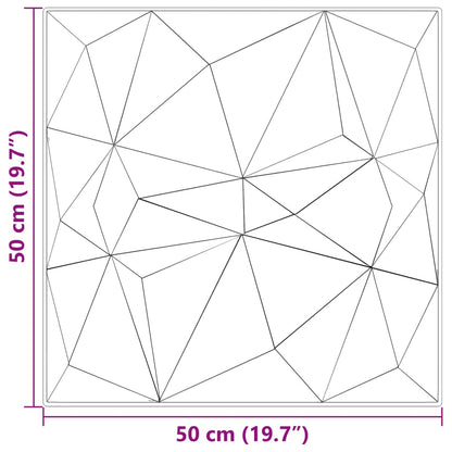 Wandpanelen Diamant 3 M² 50X50 Cm Xps Beton 12 Diamant betonkleurig