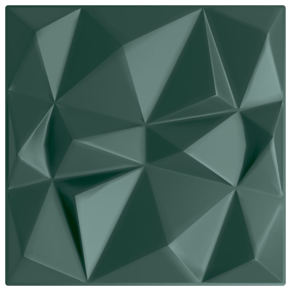 Wandpanelen Diamant 3 M² 50X50 Cm Xps Groen 12 Diamant groen