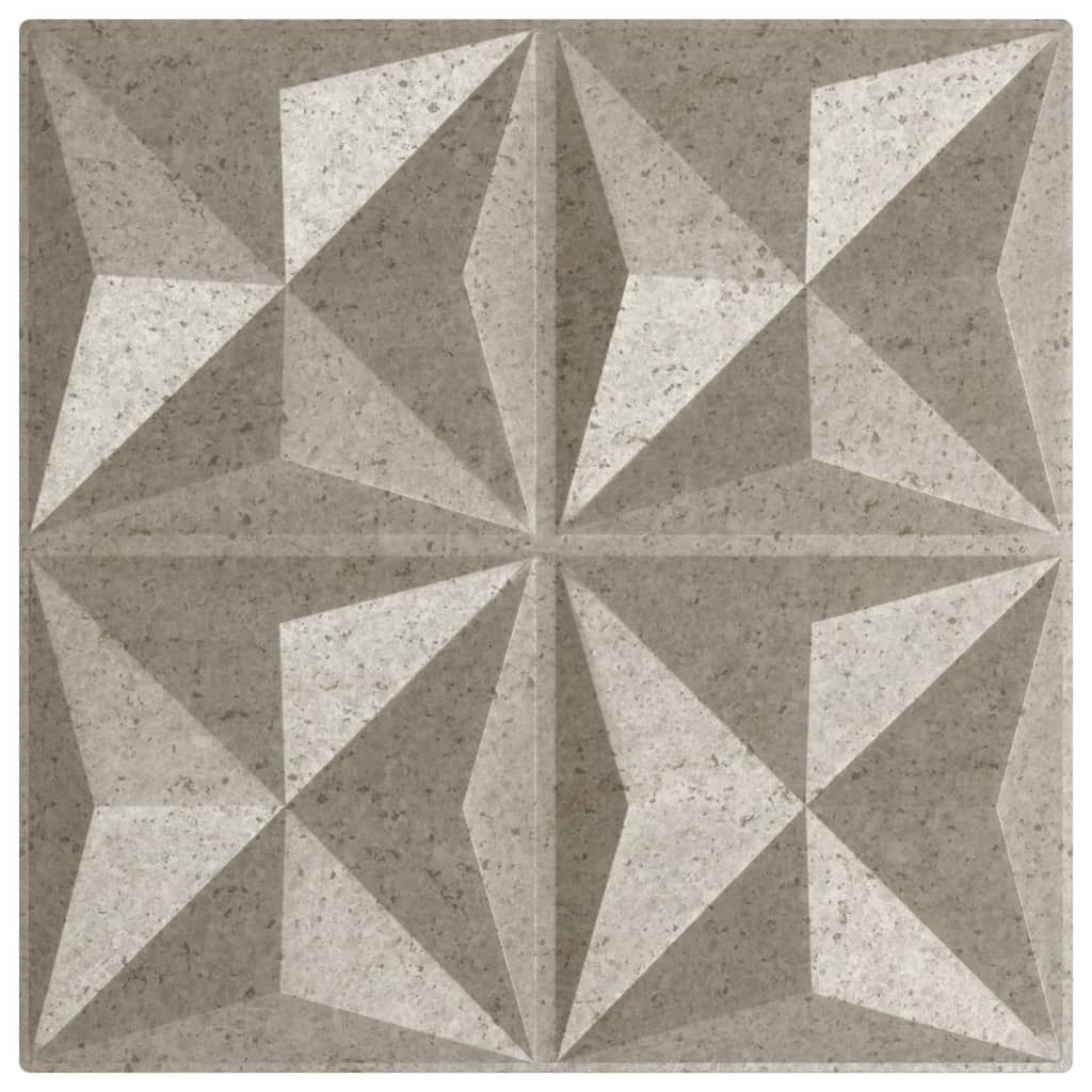 Wandpanelen Origami 3 M² 50X50 Cm Xps Beton 12 Origami betonkleurig