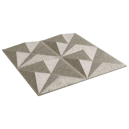 Wandpanelen Origami 3 M² 50X50 Cm Xps Beton 12 Origami betonkleurig