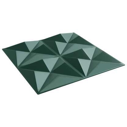 Wandpanelen Origami 6 M² 50X50 Cm Xps Groen 24 Origami grijs