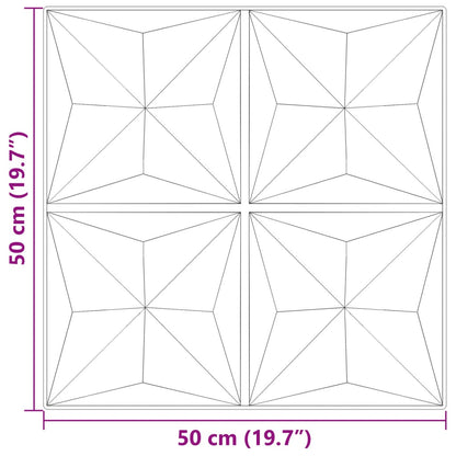 Wandpanelen Origami 6 M² 50X50 Cm Xps Groen 24 Origami grijs