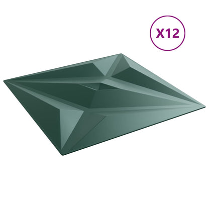 Wandpanelen Ster 3 M² 50X50 Cm Xps Groen 12 Ster groen