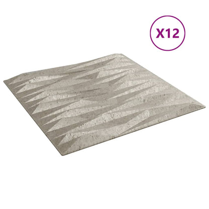 Wandpanelen Steen 3 M² 50X50 Cm Xps Beton 12 Steen betonkleurig