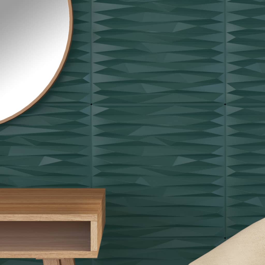Wandpanelen Steen 3 M² 50X50 Cm Xps Groen 12 Steen groen