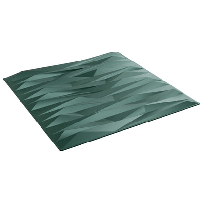 Wandpanelen Steen 12 M² 50X50 Cm Xps Groen 48 Steen groen