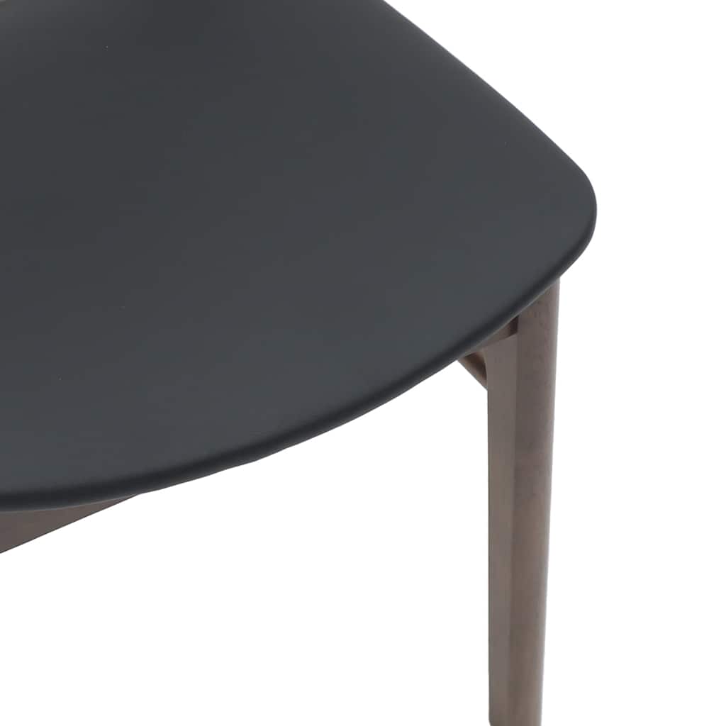 Eetkamerstoelen met kussens 2 st massief hout rubber bruin