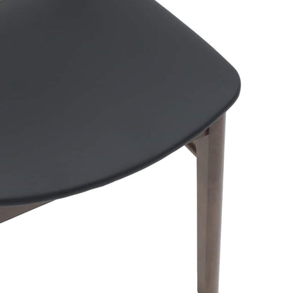 Eetkamerstoelen met kussens 2 st massief hout rubber bruin