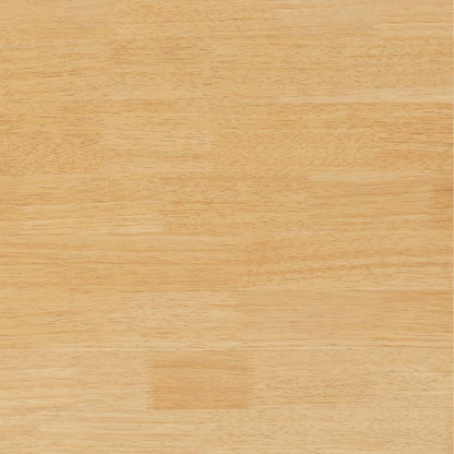 Eettafel massief hout wit rubber