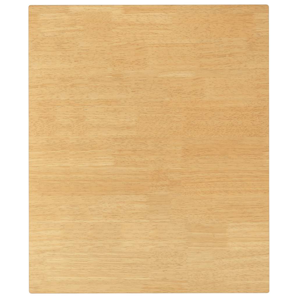 Eettafel massief hout wit rubber