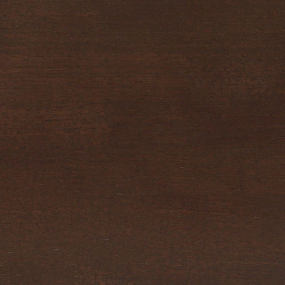 Eettafel bruin massief hout rubber