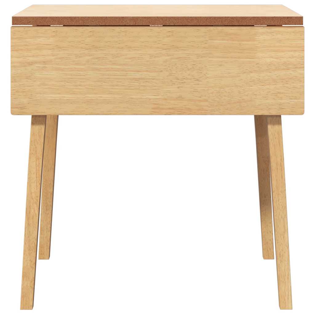 Eettafel massief hout naturel rubber