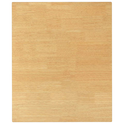 Eettafel massief hout naturel rubber