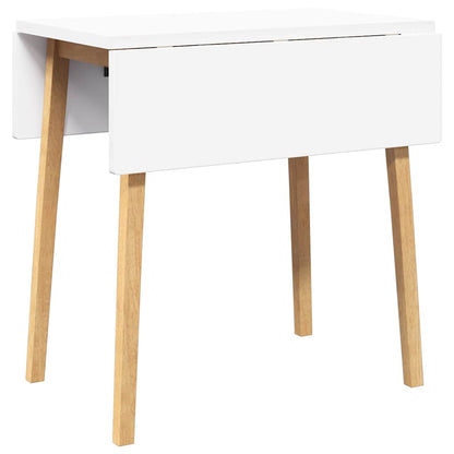 Eettafel massief hout naturel rubber
