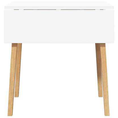 Eettafel massief hout naturel rubber