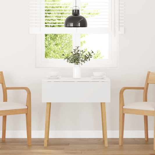 Eettafel massief hout naturel rubber