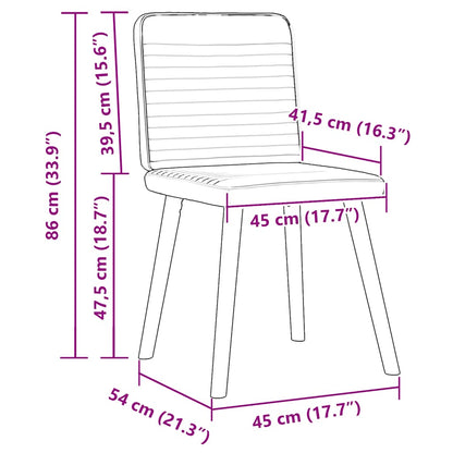 Eetkamerstoelen 4 st stof jeansblauw