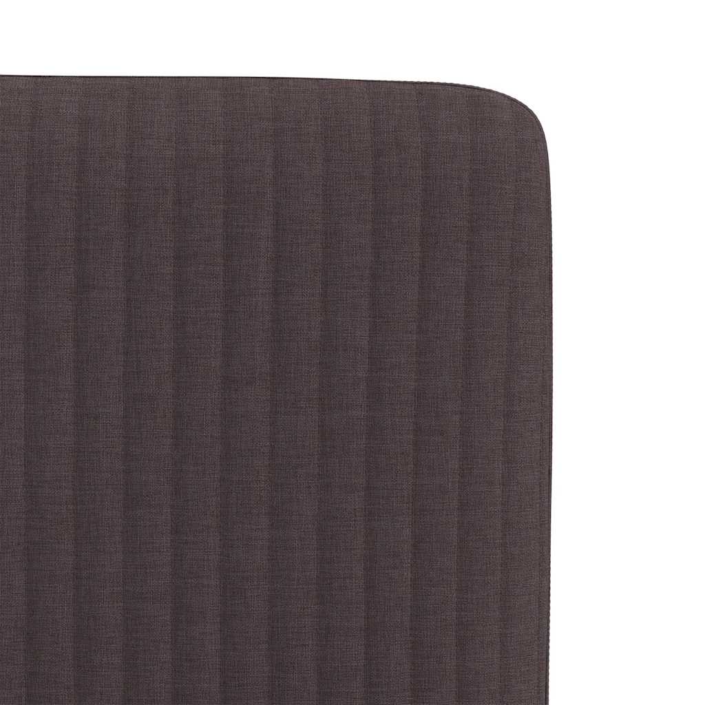 Eetkamerstoelen 4 st stof donkerbruin