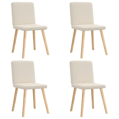 Eetkamerstoelen 4 st linnen