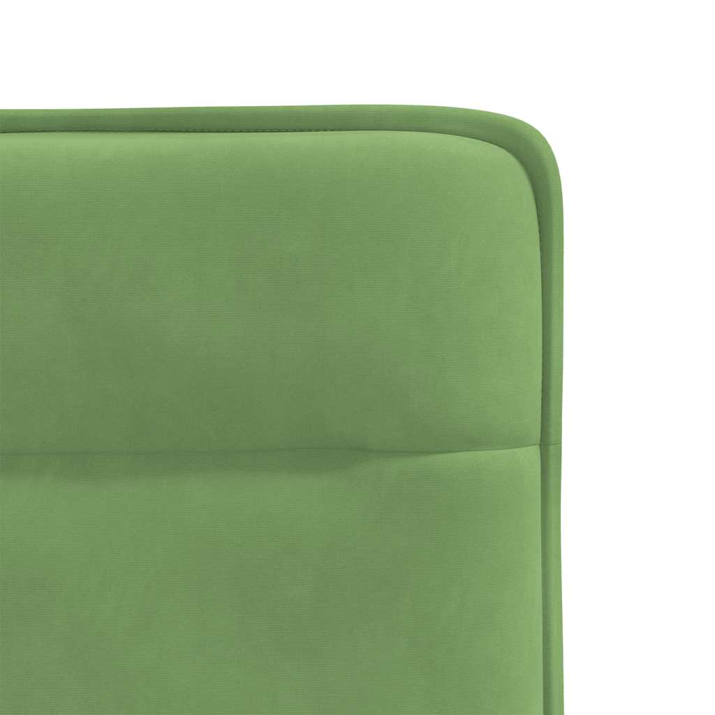 Eetkamerstoelen 4 st fluweel lichtgroen
