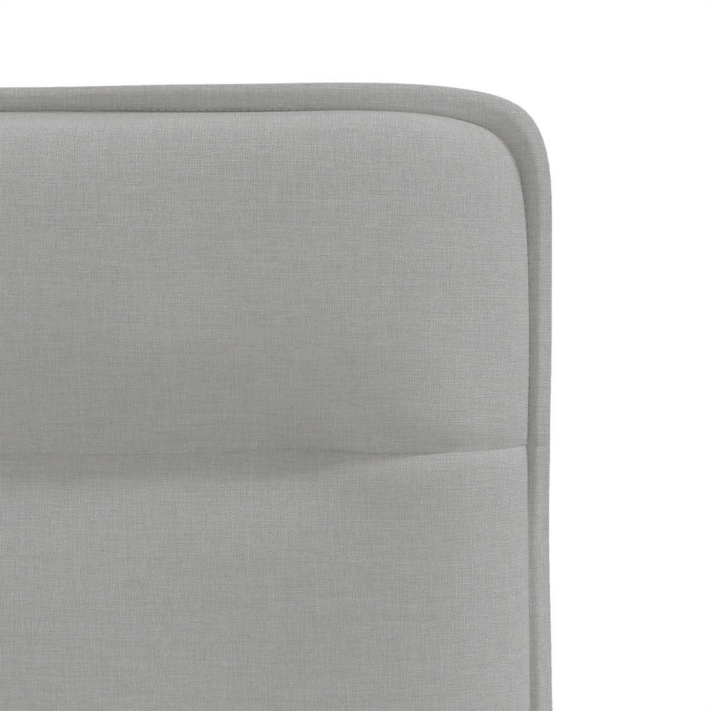 Eetkamerstoelen 4 st stof wolk grijs