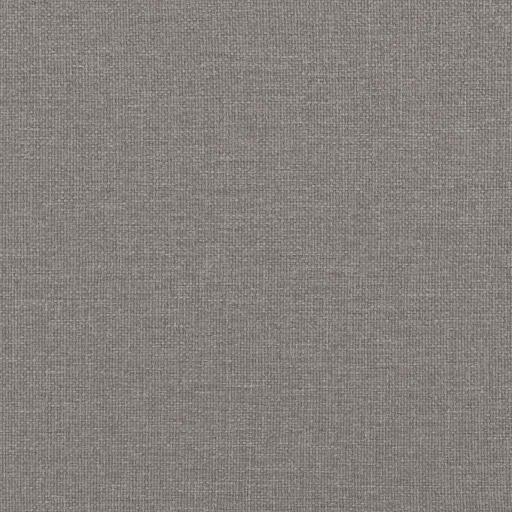 Eetkamerstoelen 4 st draaibaar stof taupe