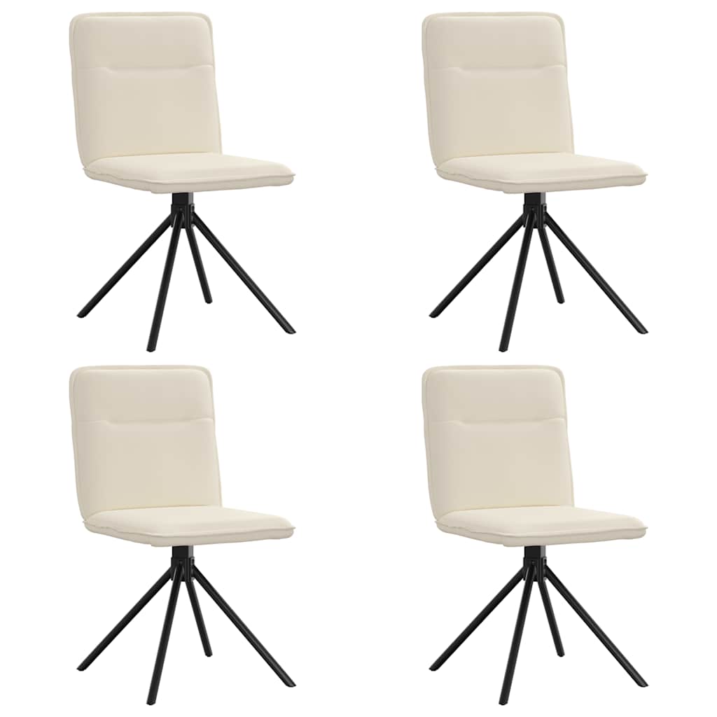 Eetkamerstoelen 4 st linnen