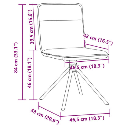 Eetkamerstoelen 4 st linnen