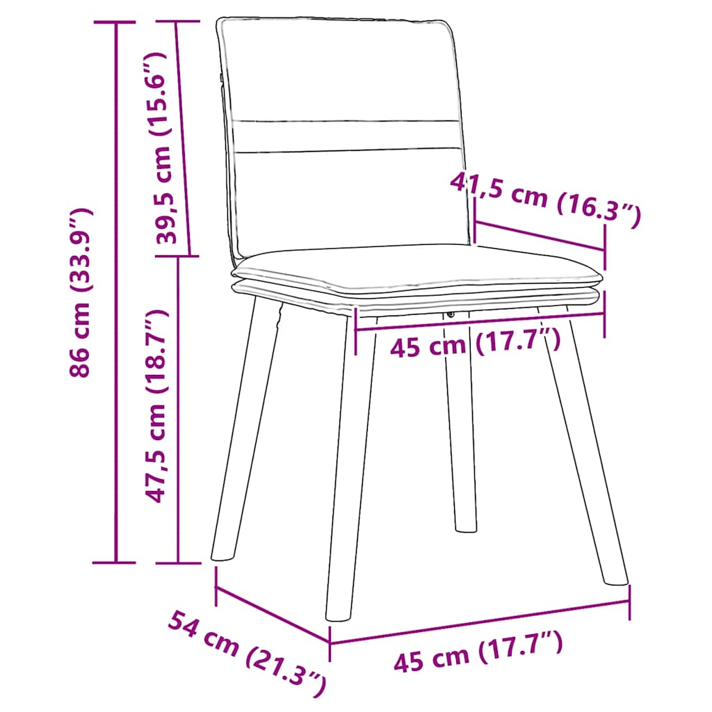 Eetkamerstoelen 4 st stof lichtgrijs