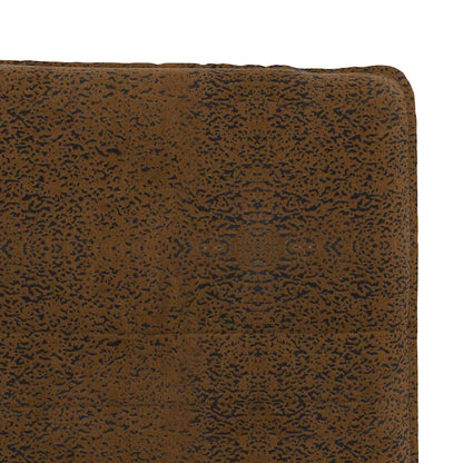Eetkamerstoelen 4 st kunstsuède bruin