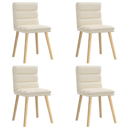 Eetkamerstoelen 4 st linnen