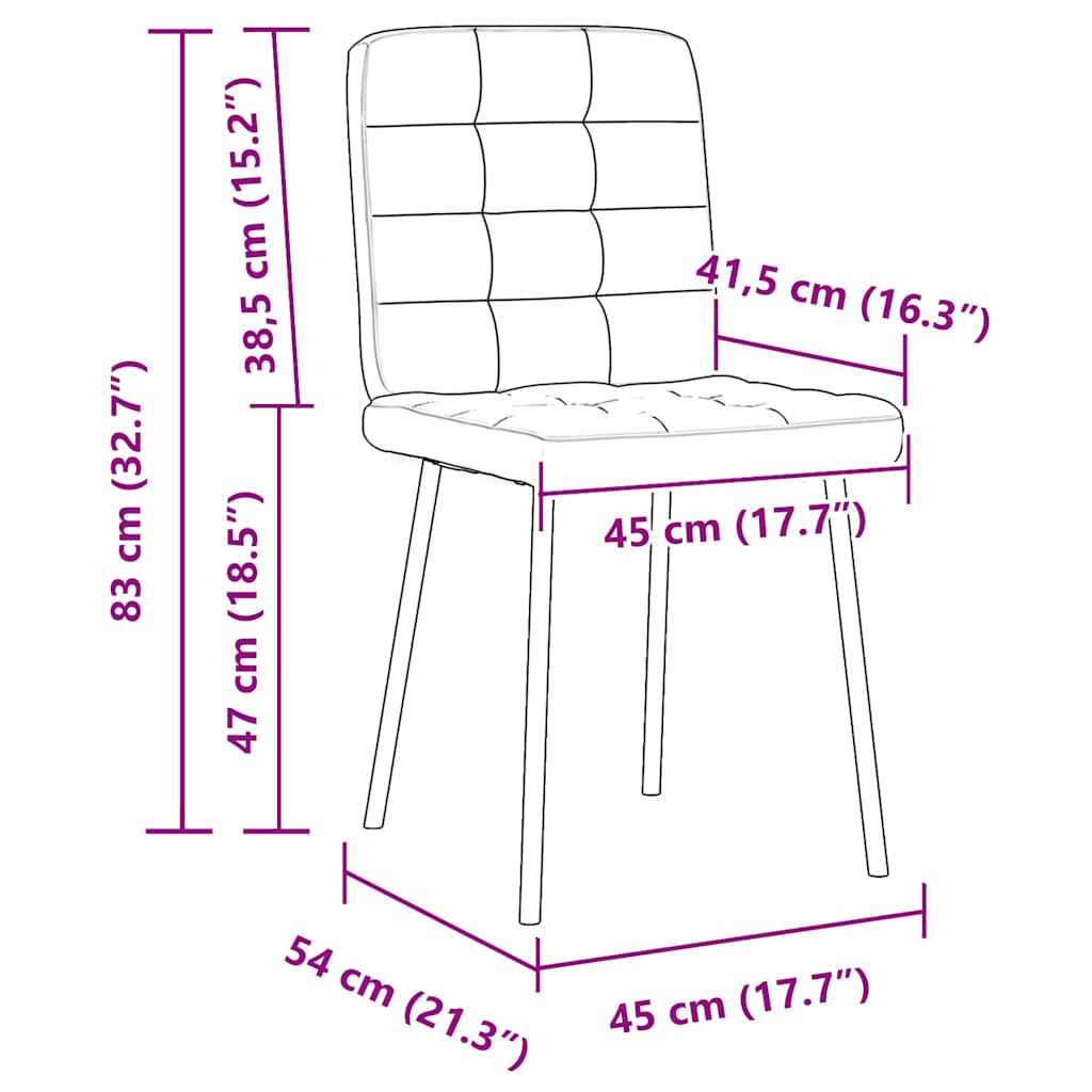 Eetkamerstoelen 6 st fluweel donkergroen