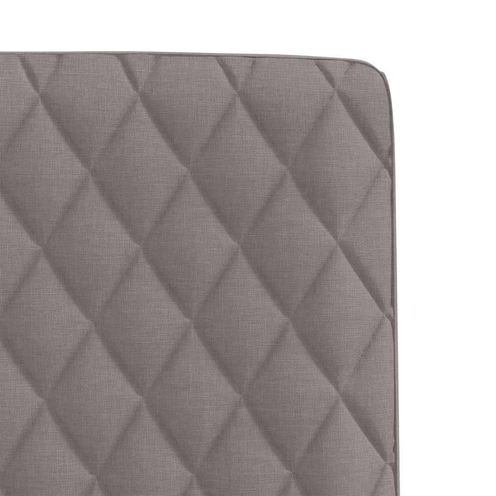 Eetkamerstoelen 6 st stof taupe