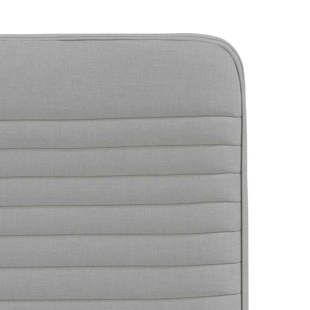 Eetkamerstoelen 6 st stof wolk grijs