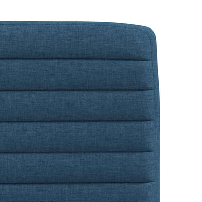 Eetkamerstoelen 6 st stof blauw