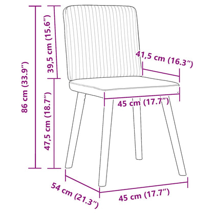 Eetkamerstoelen 6 st stof lichtgrijs