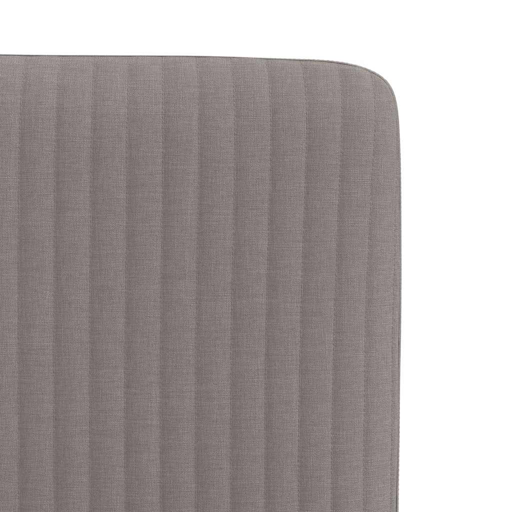 Eetkamerstoelen 6 st stof taupe
