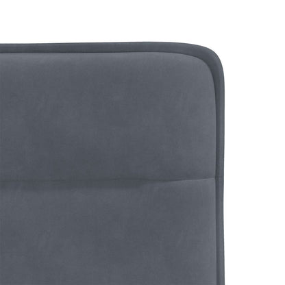 Eetkamerstoelen 6 st fluweel donkergrijs