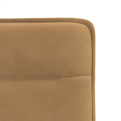 Eetkamerstoelen 6 st fluweel bruin