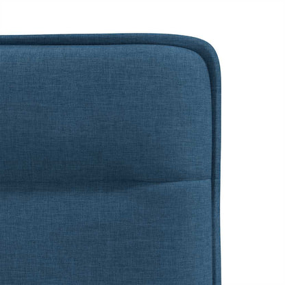 Eetkamerstoelen 6 st stof blauw