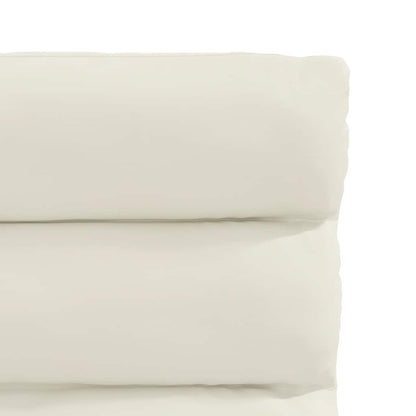 Eetkamerstoelen 6 st fluweel crèmekleurig