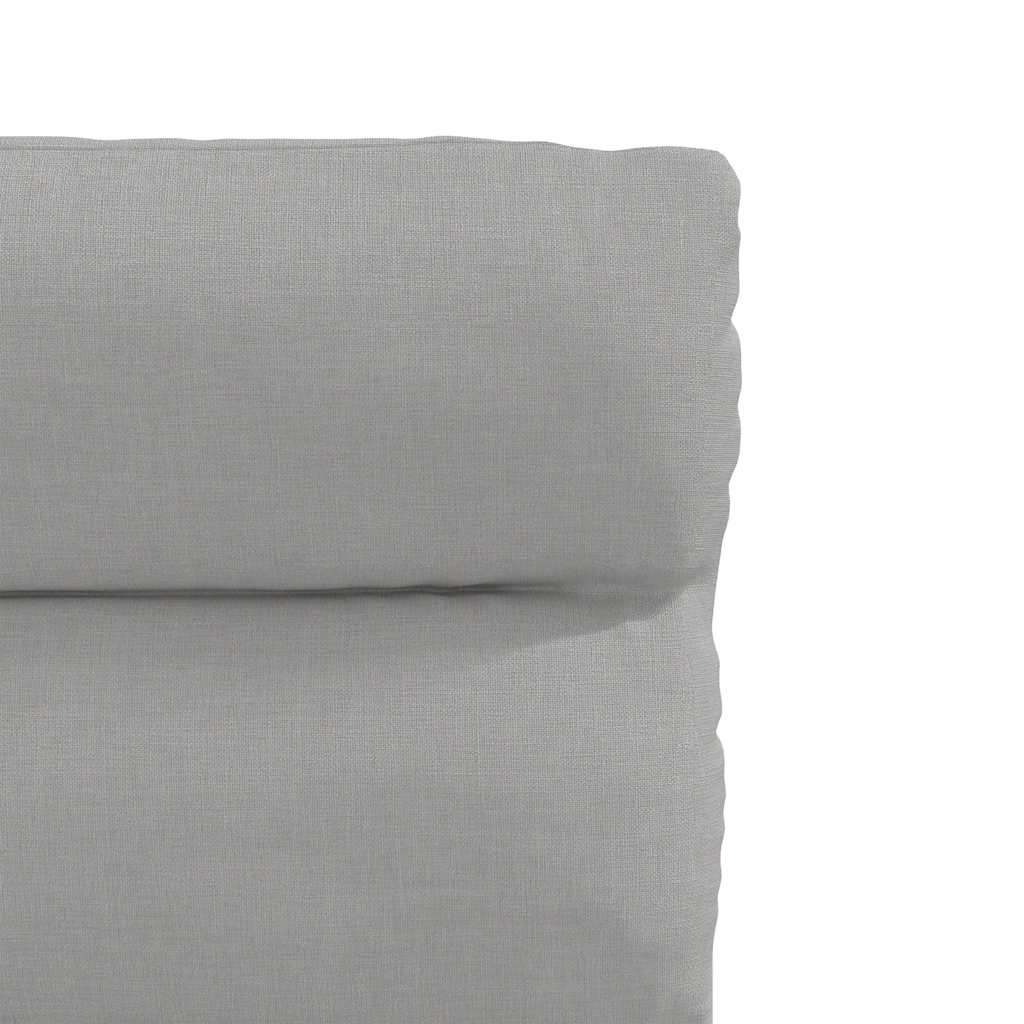Eetkamerstoelen 6 st stof wolk grijs
