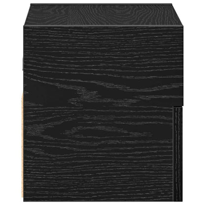 Nachtkastje wandgemonteerd 45x26x28,5 cm zwart