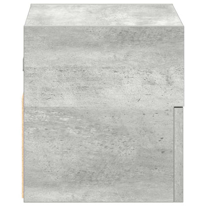 Nachtkastje wandgemonteerd 45x26x28,5 cm betongrijs