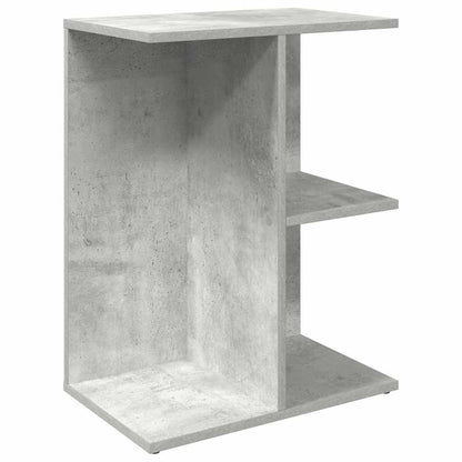 Nachtkastje 46,5x29x61 cm bewerkt hout betongrijs