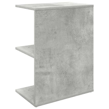 Nachtkastje 46,5x29x61 cm bewerkt hout betongrijs