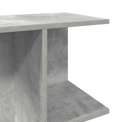 Nachtkastje 46,5x29x61 cm bewerkt hout betongrijs